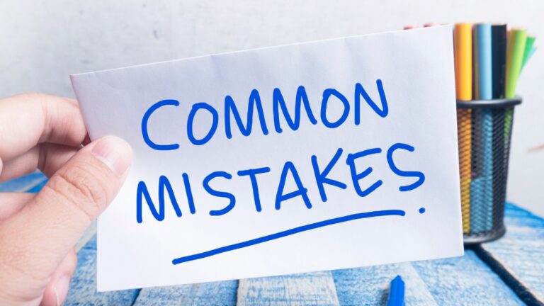 Common Mistakes to Avoid